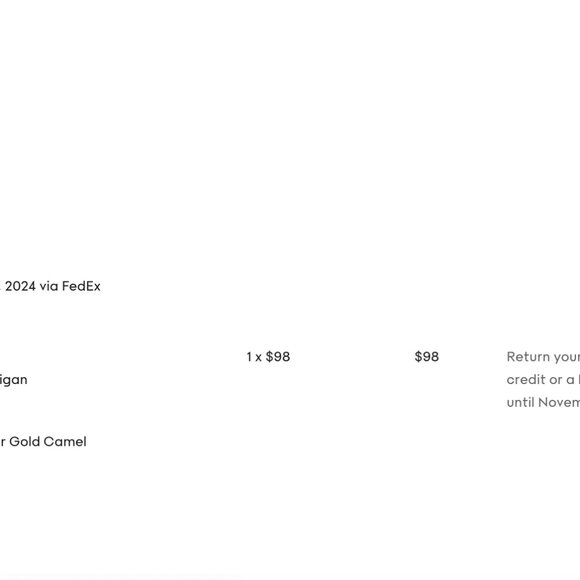 Aritzia Wilfred Sicily Cardigan Heather Gold Camel - Picture 4 of 4